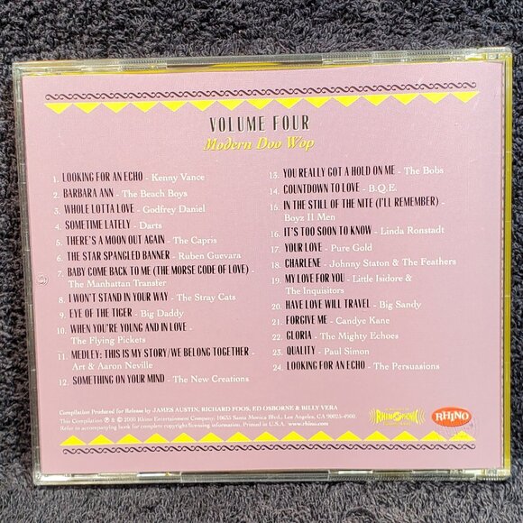 VINTAGE DOO WOP COMPACT DISC BOX SET ( NUMBER 3 ) WITH 101 MUSIC SELECTIONS - Picture 11 of 11